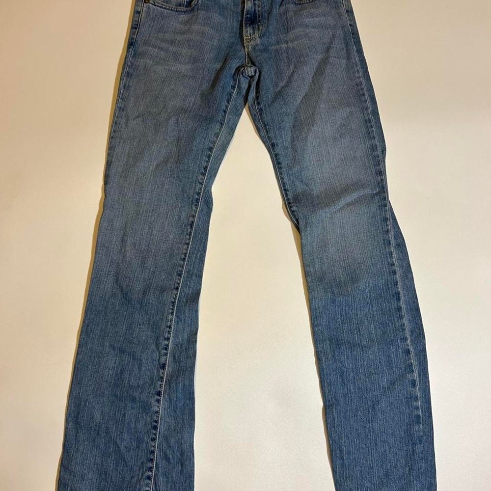 Old Navy Ultra Low Waist Bootcut Jeans Womens Size 6 Long Medium Wash Denim